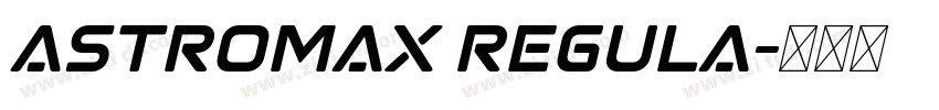 Astromax Regula字体转换